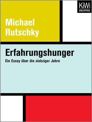 cover image of Erfahrungshunger